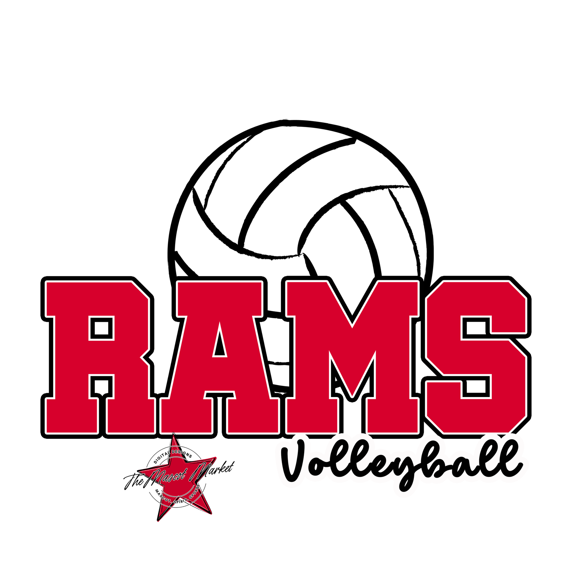 Rams Varsity Volleyball-Red