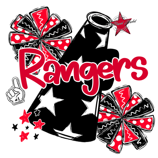 Rangers Alpha Megaphone Design-Red