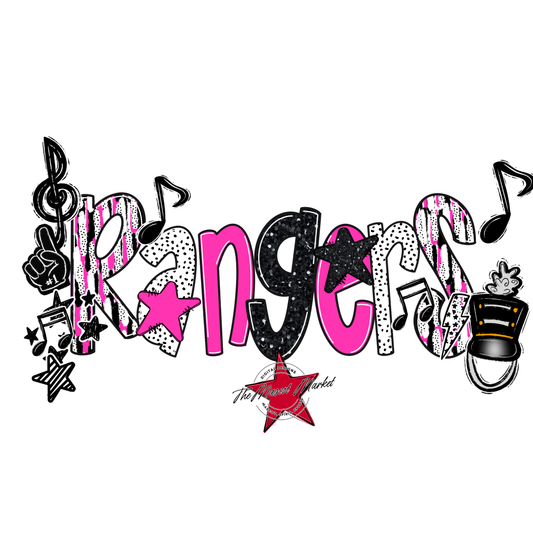 Rangers Band Scrape-Pink