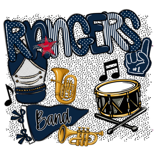 Rangers Band Spirit-Navy