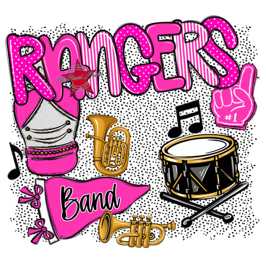 Rangers Band Spirit-Pink