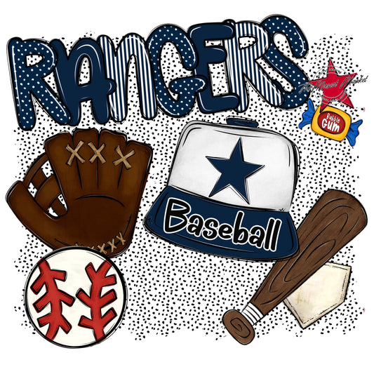 Rangers Baseball Spirit-Navy