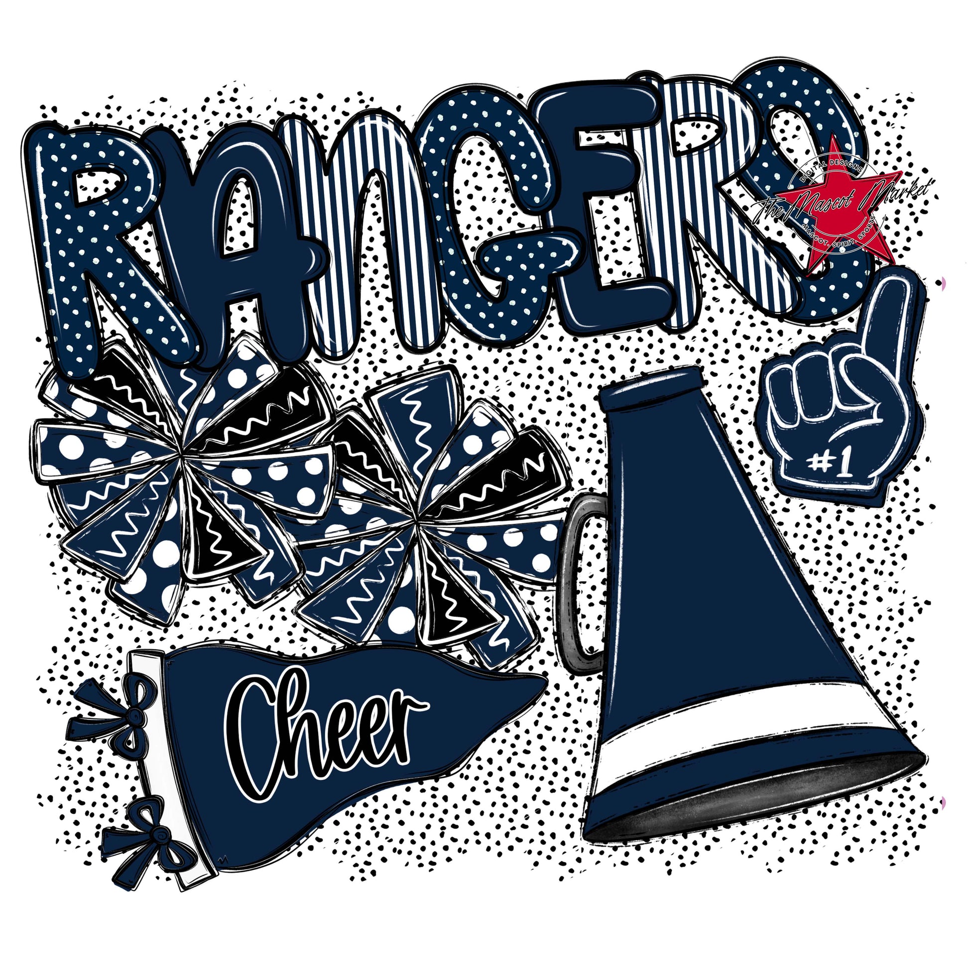 Rangers Cheer Spirit-Navy