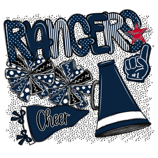 Rangers Cheer Spirit-Navy