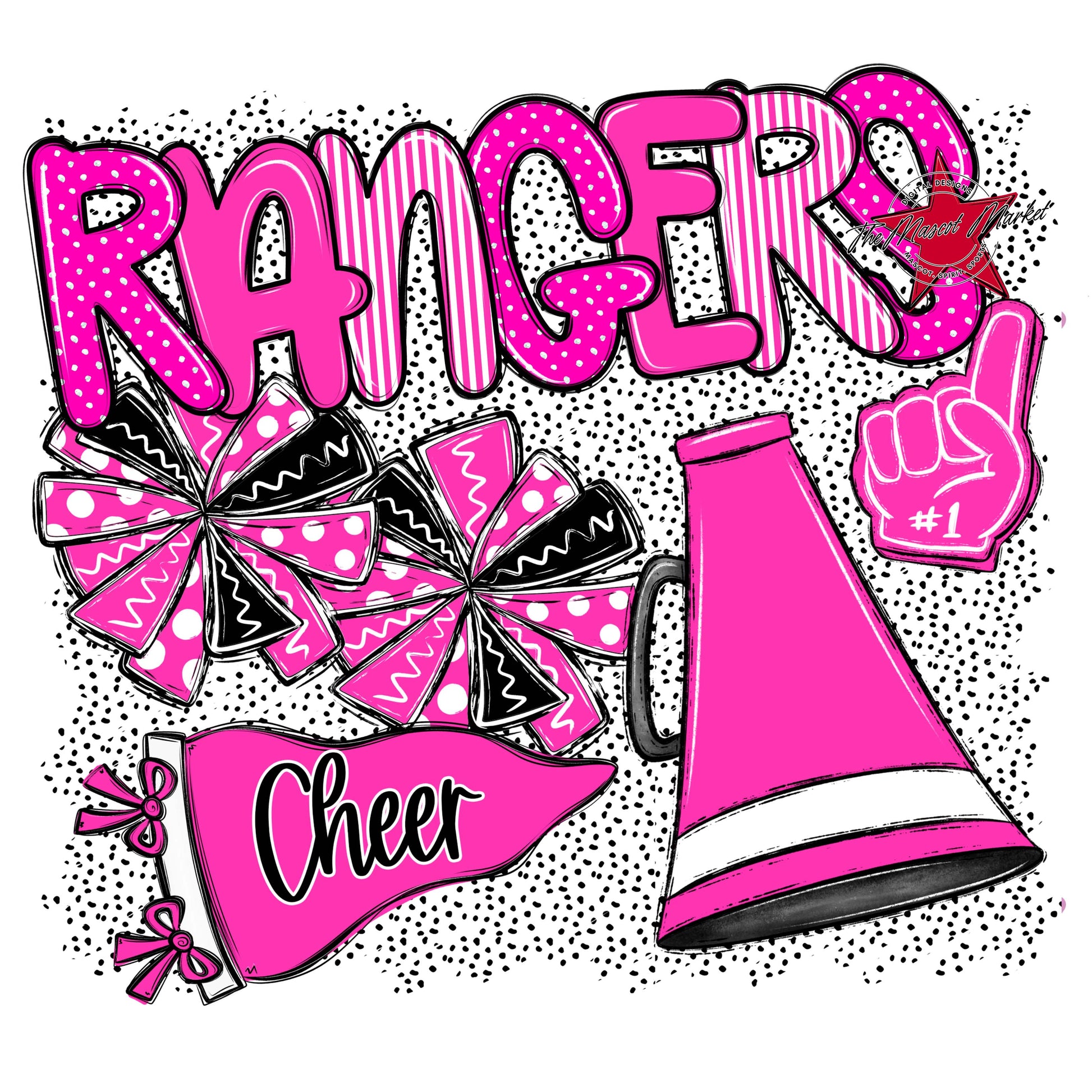 Rangers Cheer Spirit-Pink
