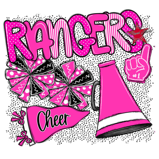 Rangers Cheer Spirit-Pink