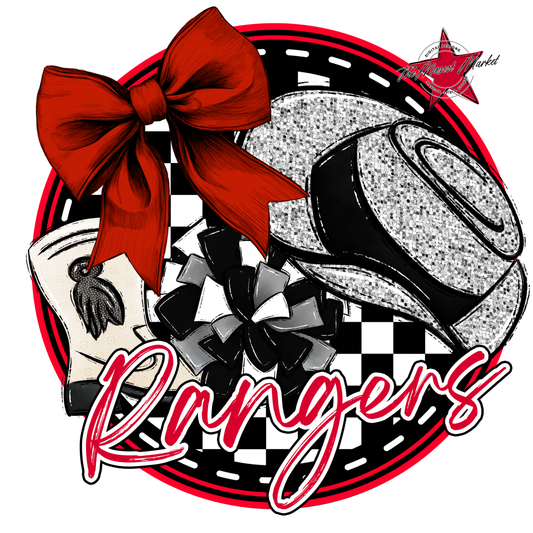 Rangers Circle Drillteam Design-Red