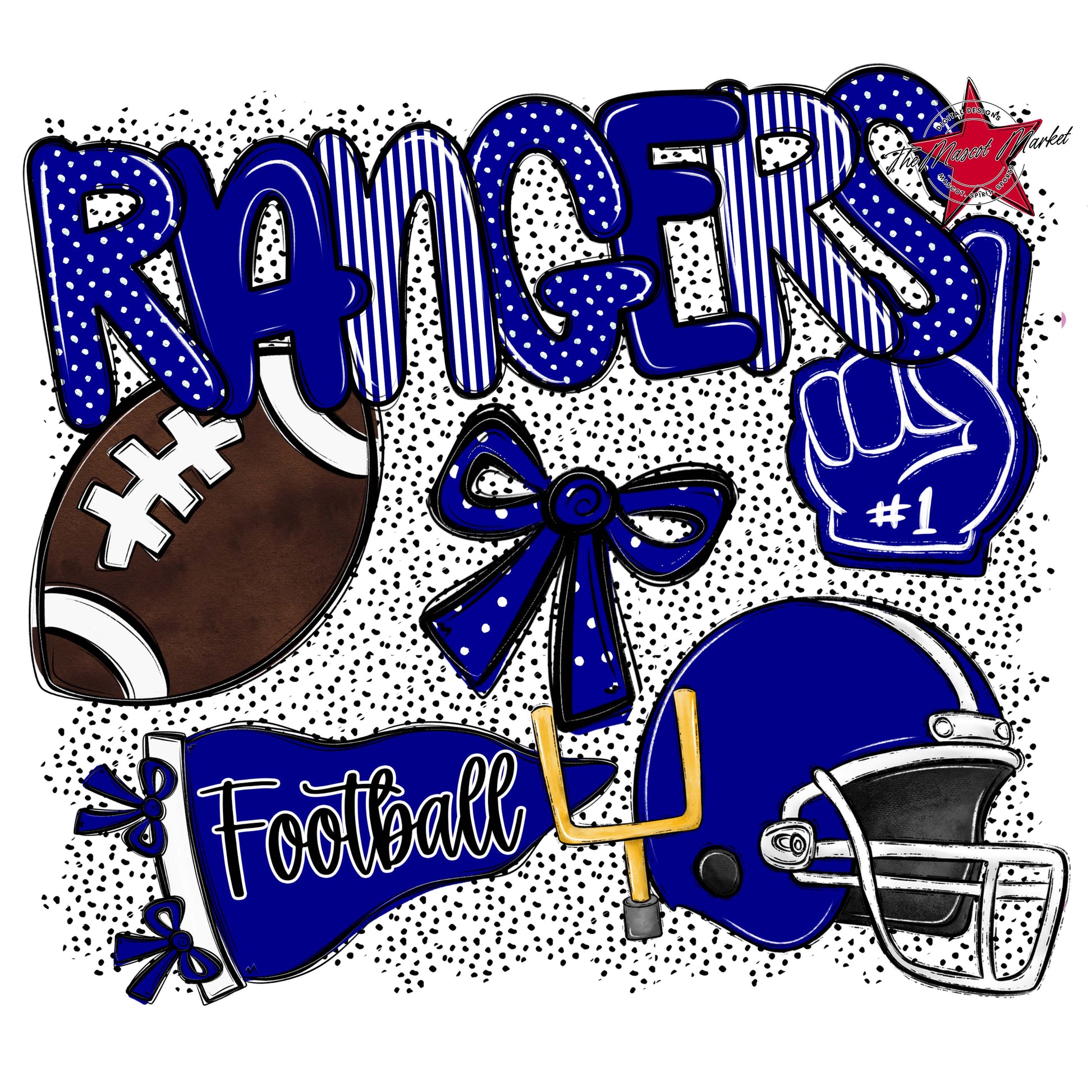 Rangers Football Spirit-Blue