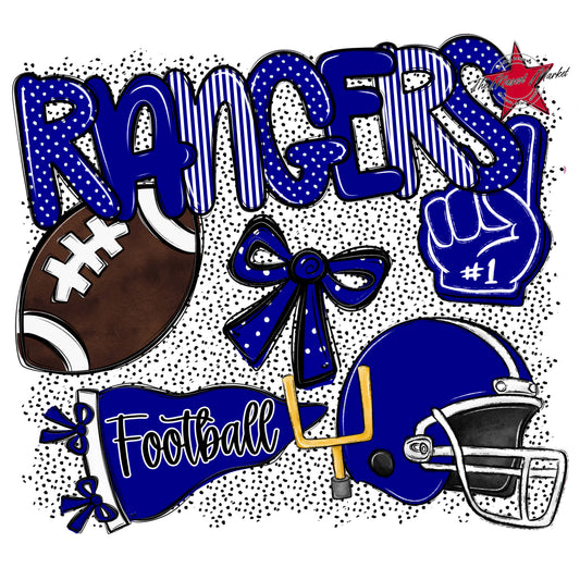 Rangers Football Spirit-Blue