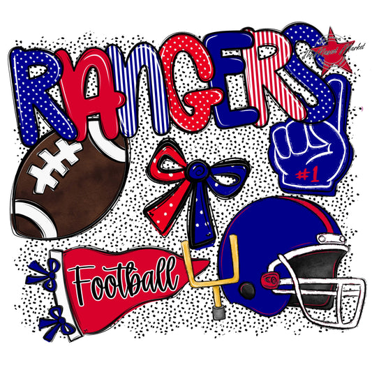 Rangers Football Spirit-Blue & Red