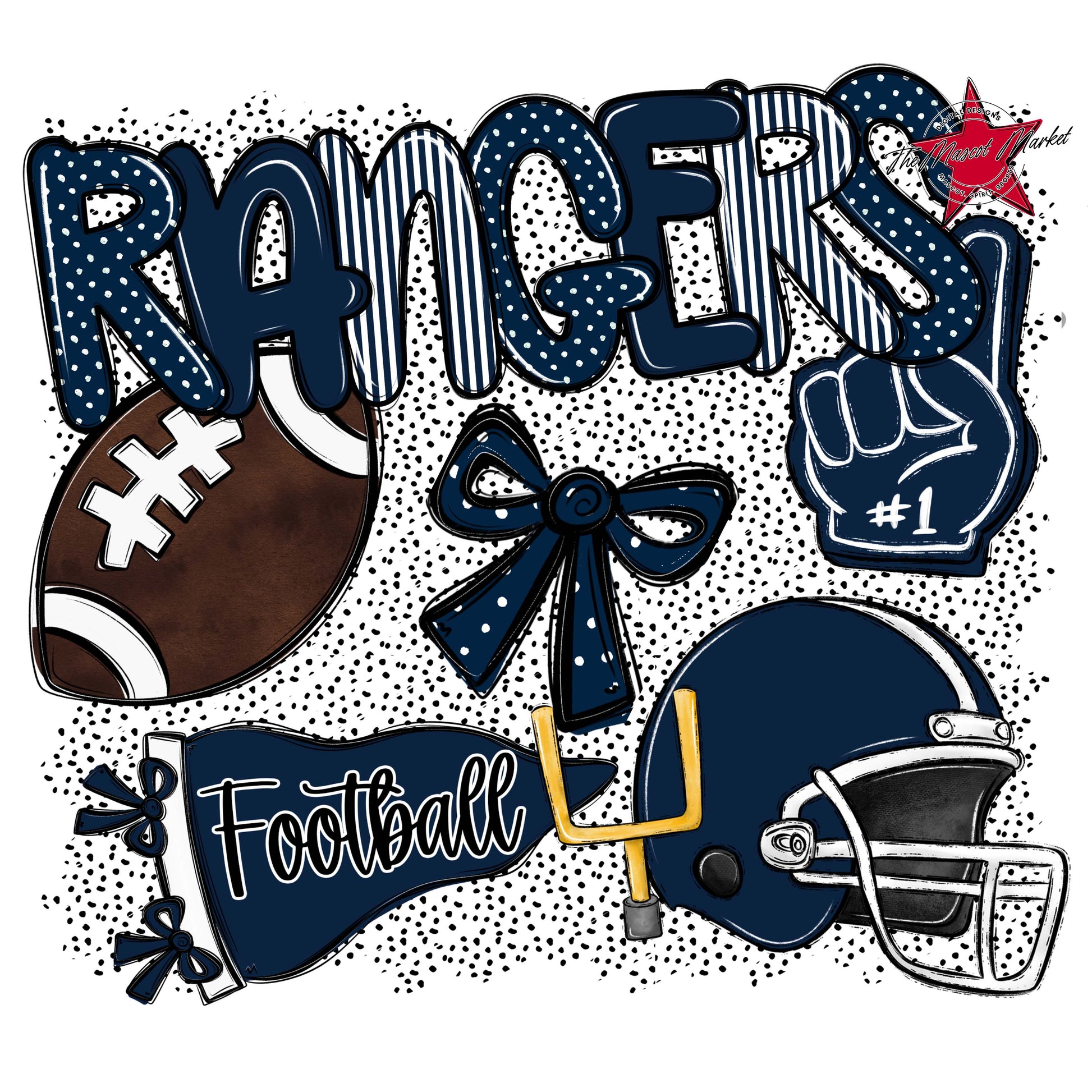 Rangers Football Spirit-Navy