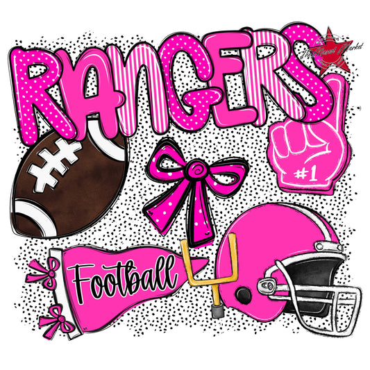 Rangers Football Spirit-Pink