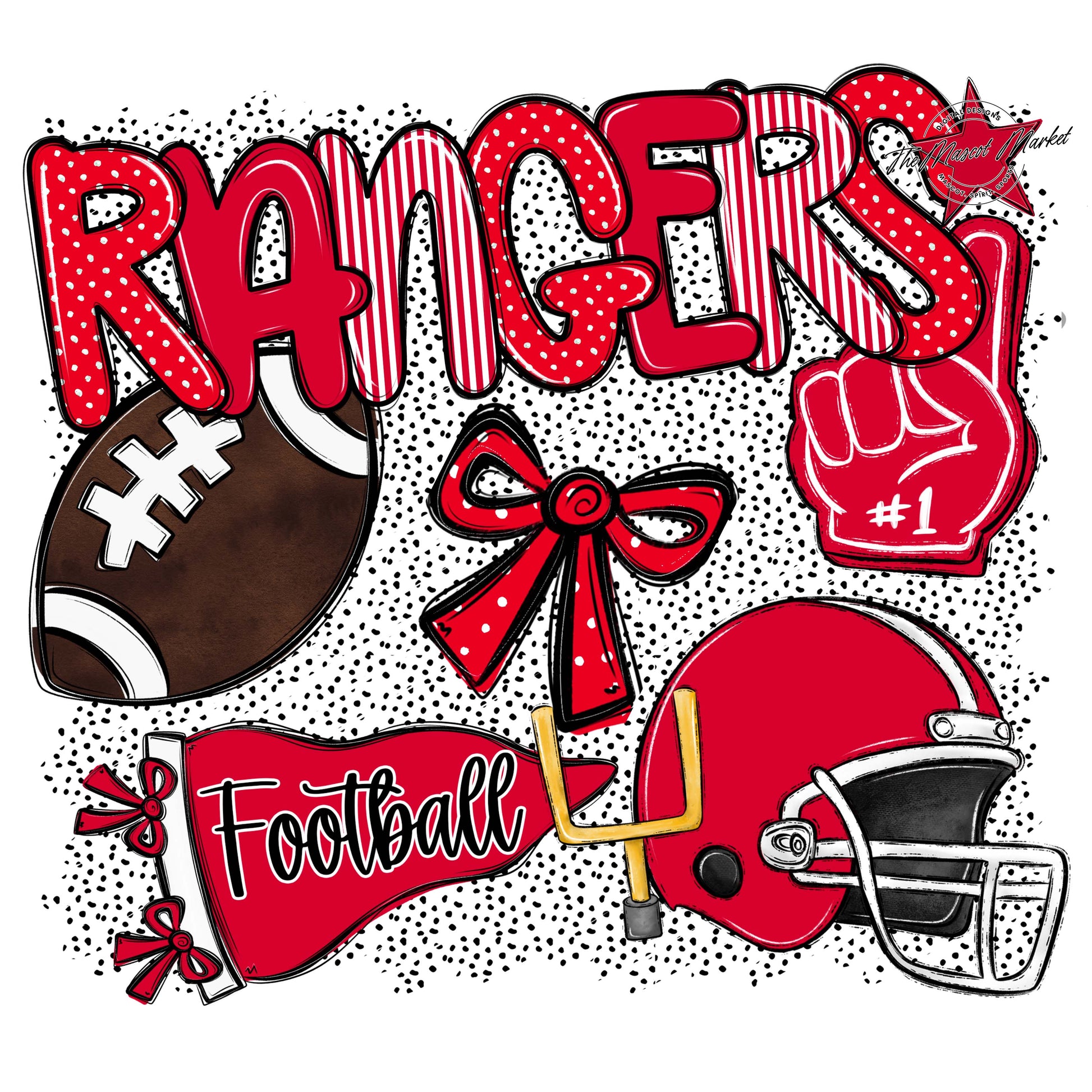 Rangers Football Spirit-Red