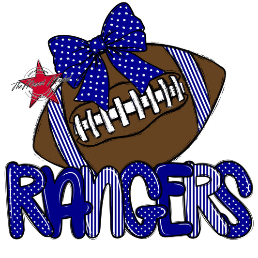 Rangers Football Spirit Design-Blue