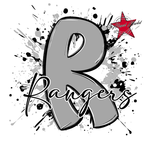 Rangers Mascot Splatter-Grey