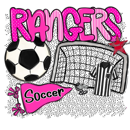 Rangers Soccer Spirit-Pink