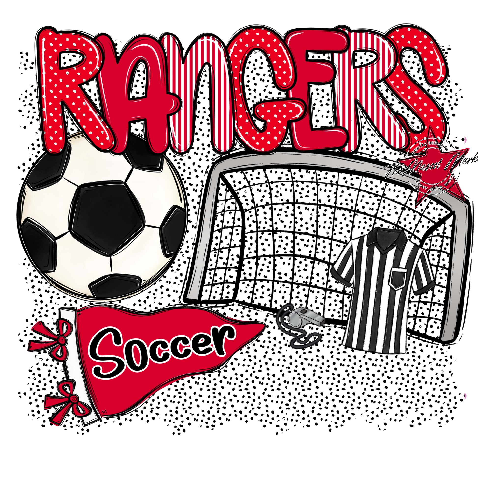 Rangers Soccer Spirit-Red