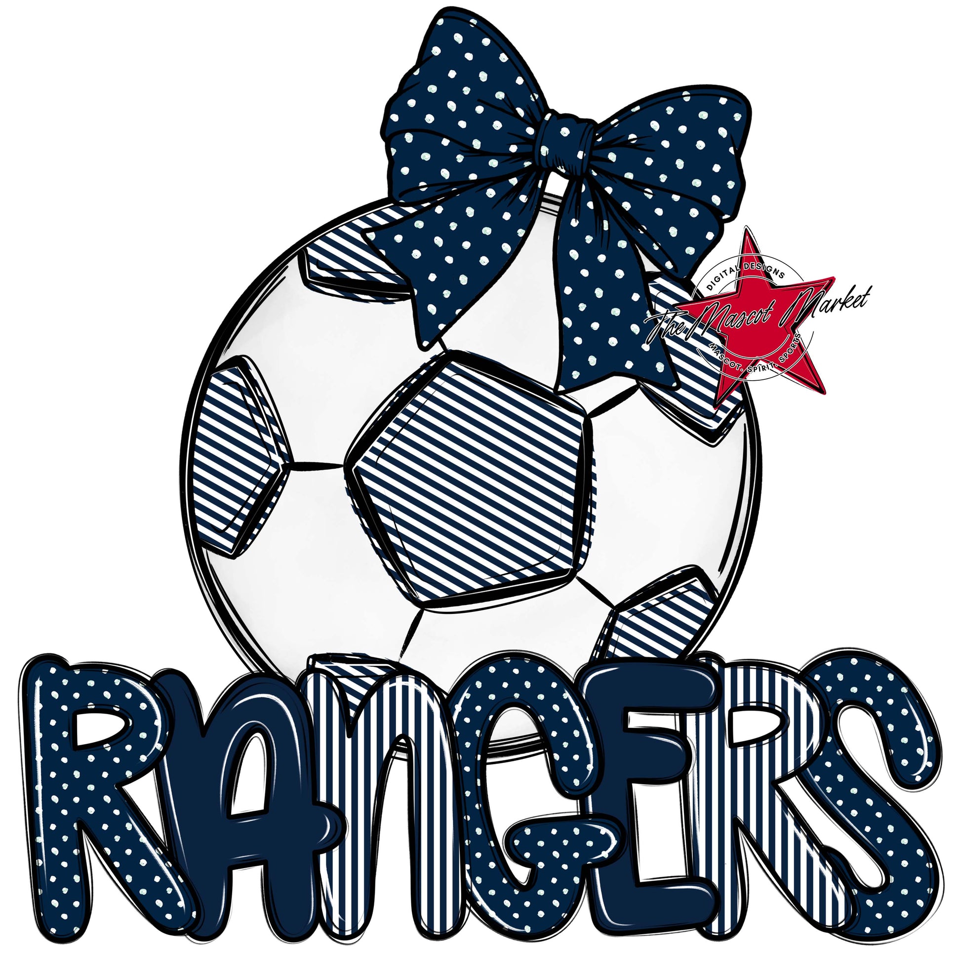 Rangers Soccer Spirit Design-Navy