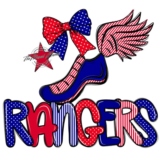 Rangers Track Spirit Design-Blue & Red