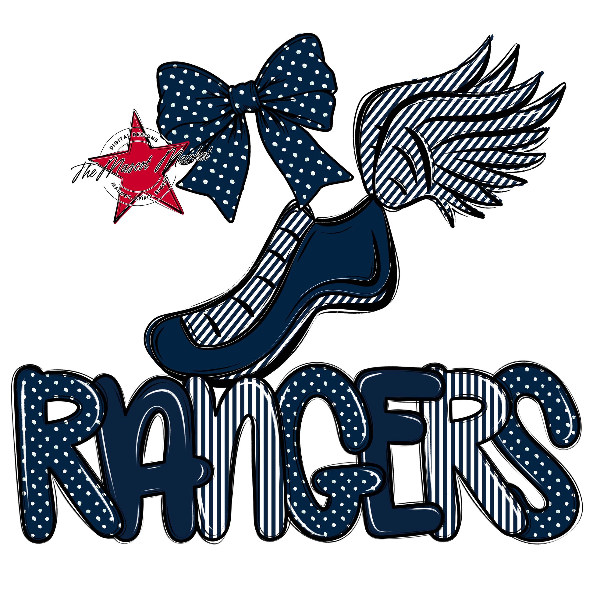 Rangers Track Spirit Design-Navy