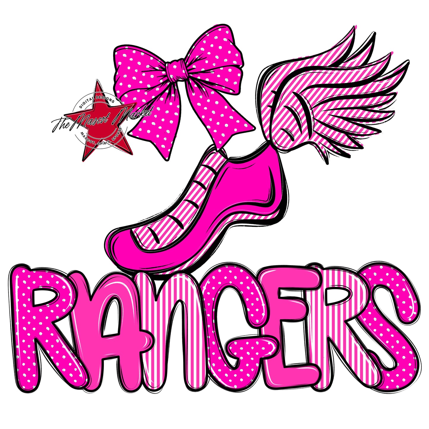 Rangers Track Spirit Design-Pink