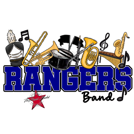 Rangers Varsity Band-Blue
