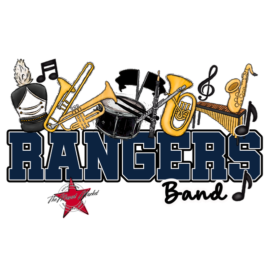 Rangers Varsity Band-Navy