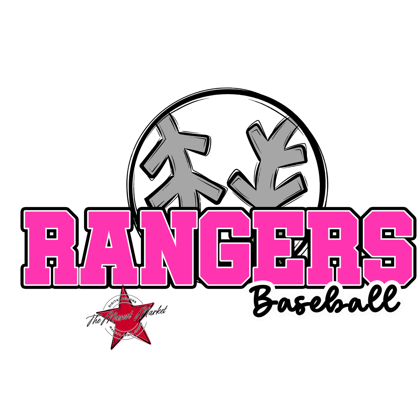 Rangers Varsity Baseball-Pink