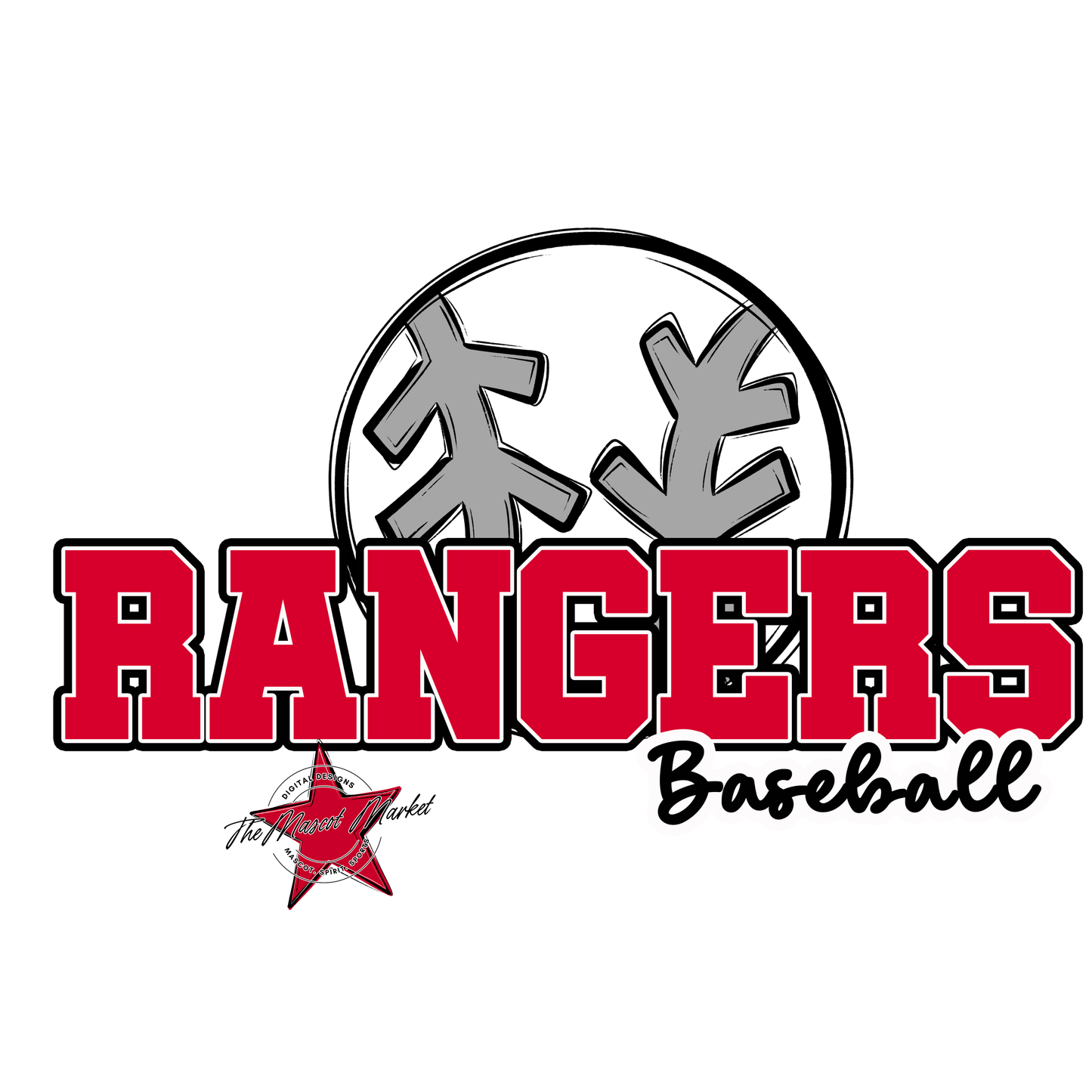 Rangers Varsity Baseball-Red