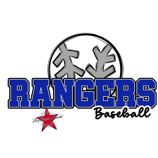 Rangers Varsity Baseball-Royal Blue