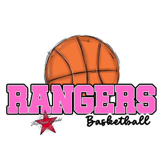 Rangers Varsity Basketball-Baby Pink