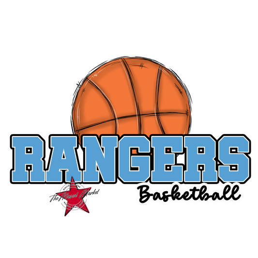 Rangers Varsity Basketball-Carolina Blue