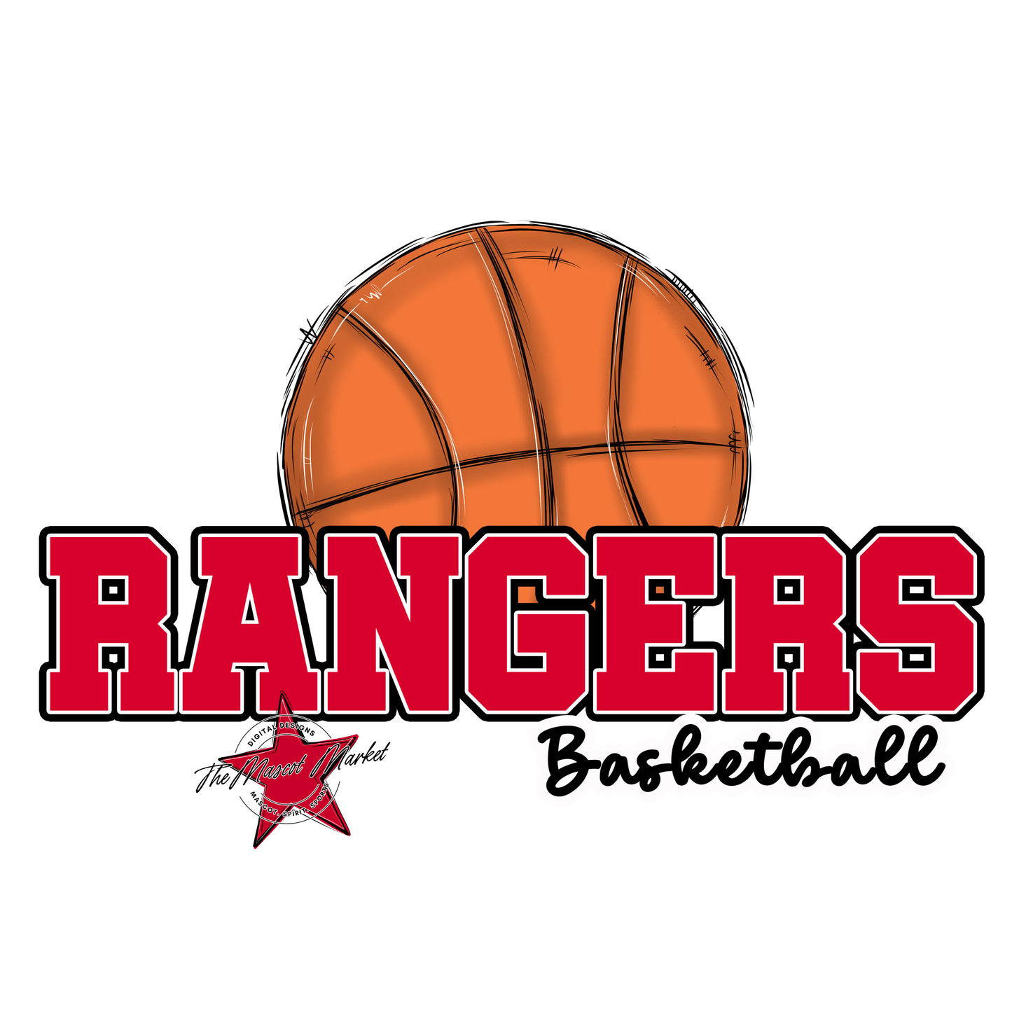 Rangers Varsity Basketball-Red