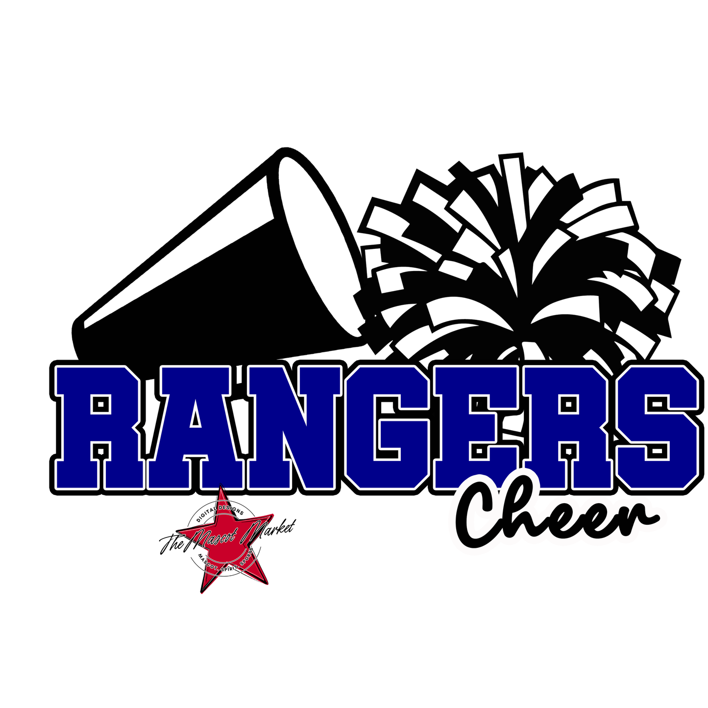 Rangers Varsity Cheer-Blue