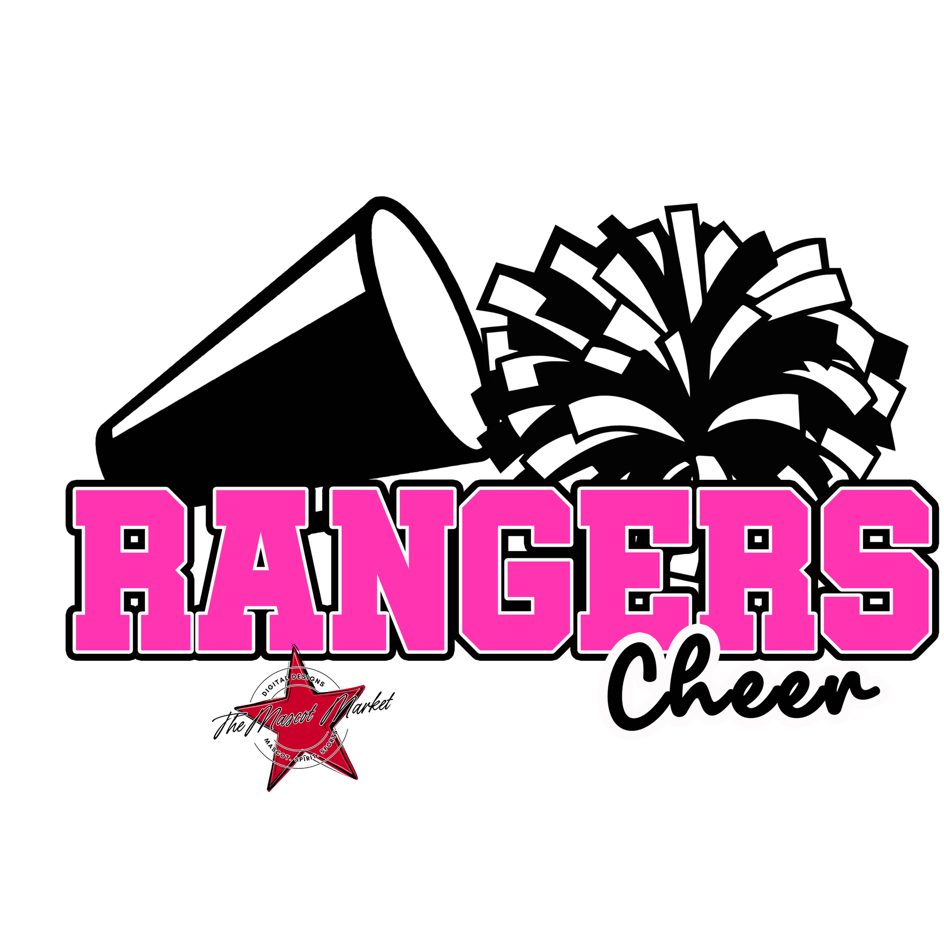Rangers Varsity Cheer-Pink