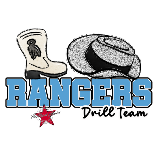 Rangers Varsity Drillteam-Carolina Blue