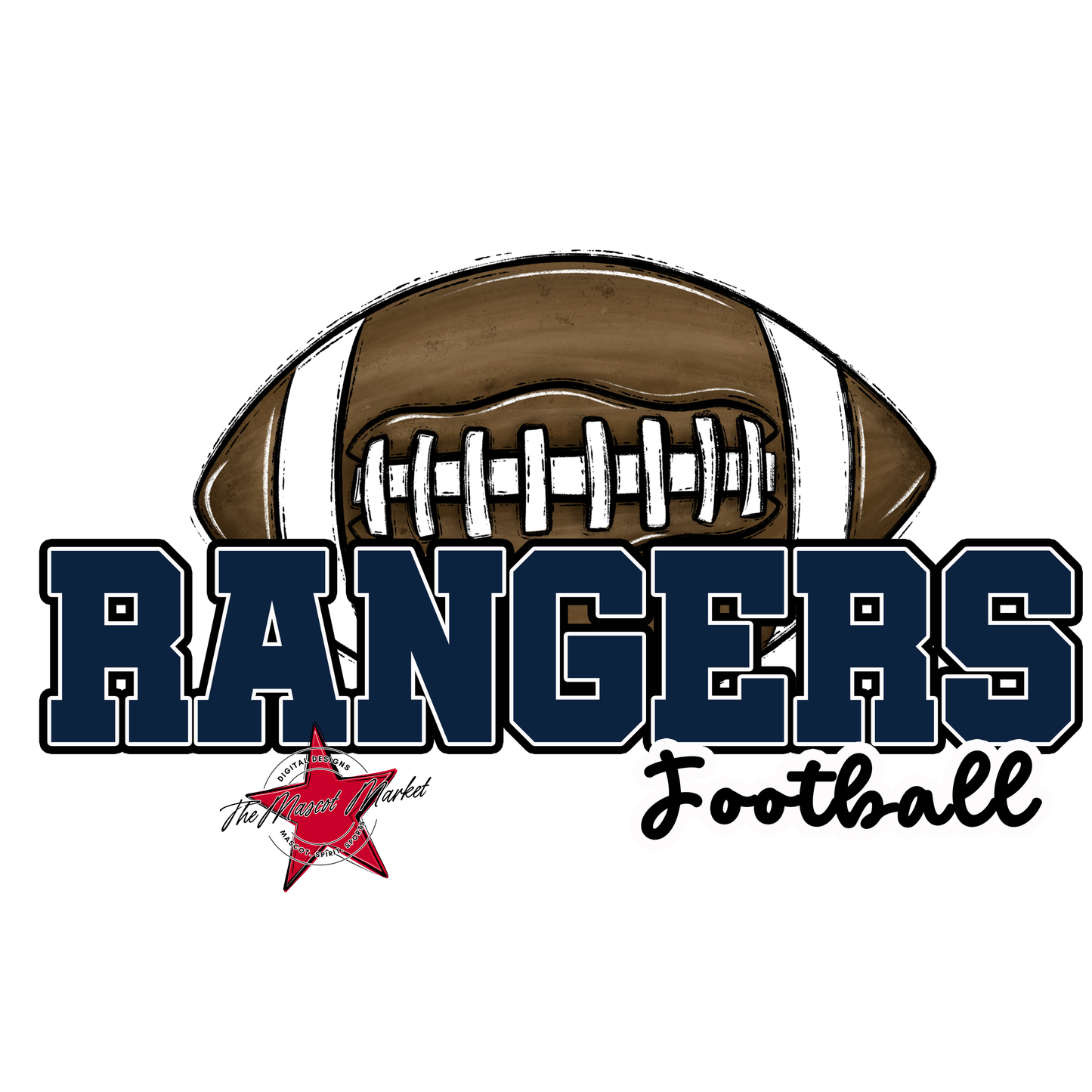 Rangers Varsity Football-Navy