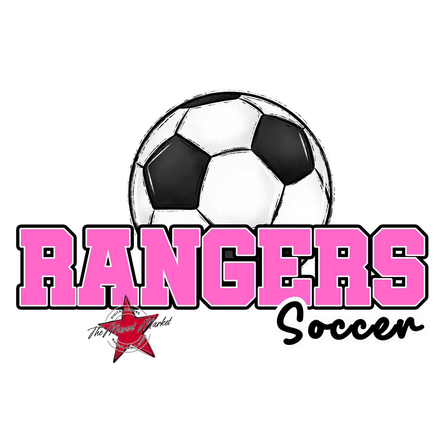Rangers Varsity Soccer-Baby Pink