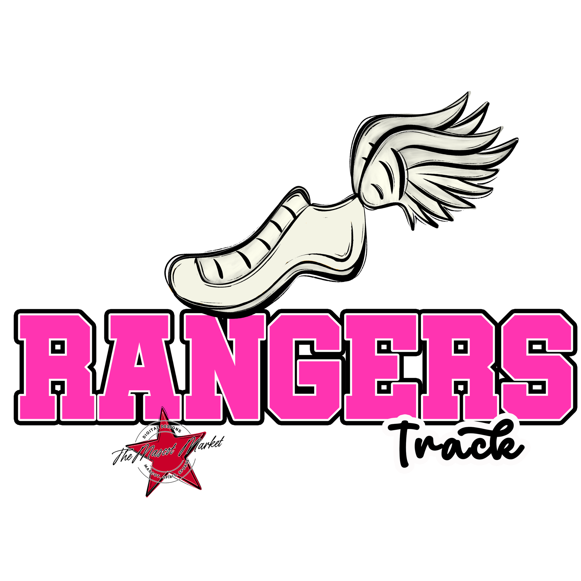 Rangers Varsity Track-Pink