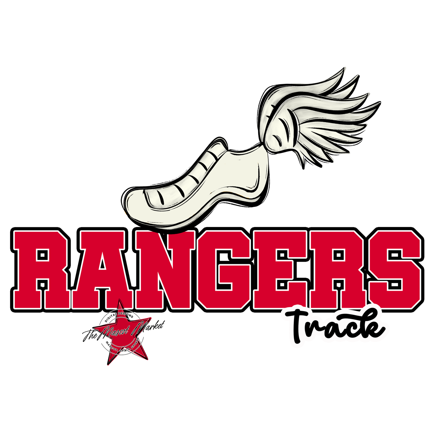 Rangers Varsity Track-Red
