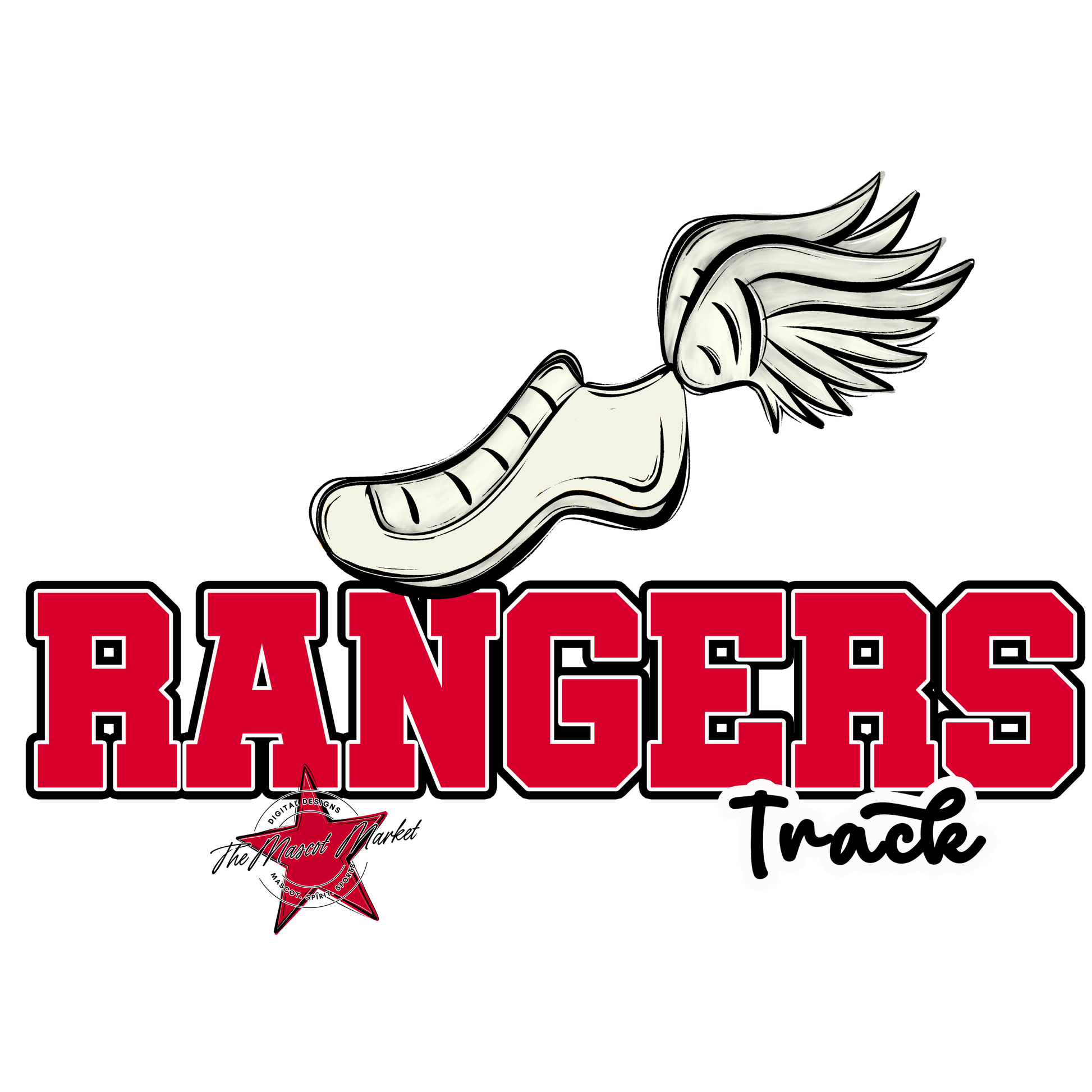 Rangers Varsity Track-Red