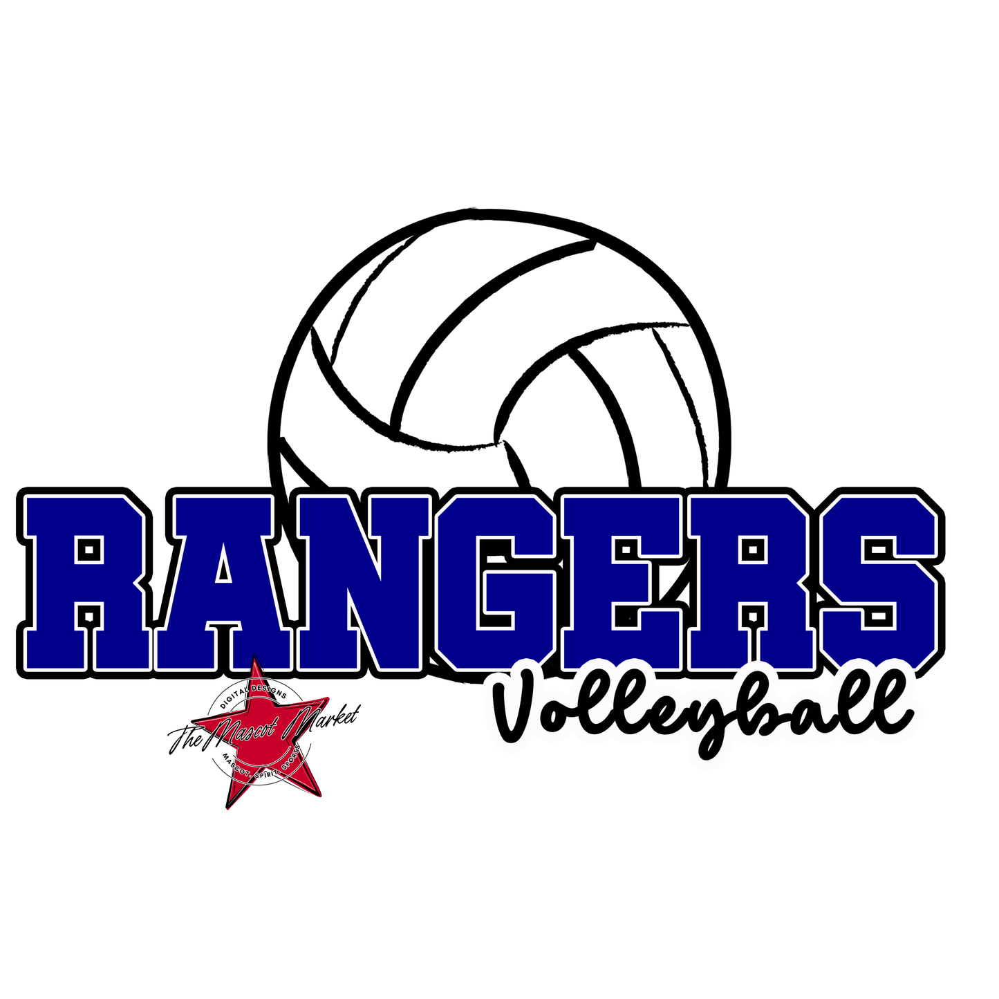 Rangers Varsity Volleyball-Blue
