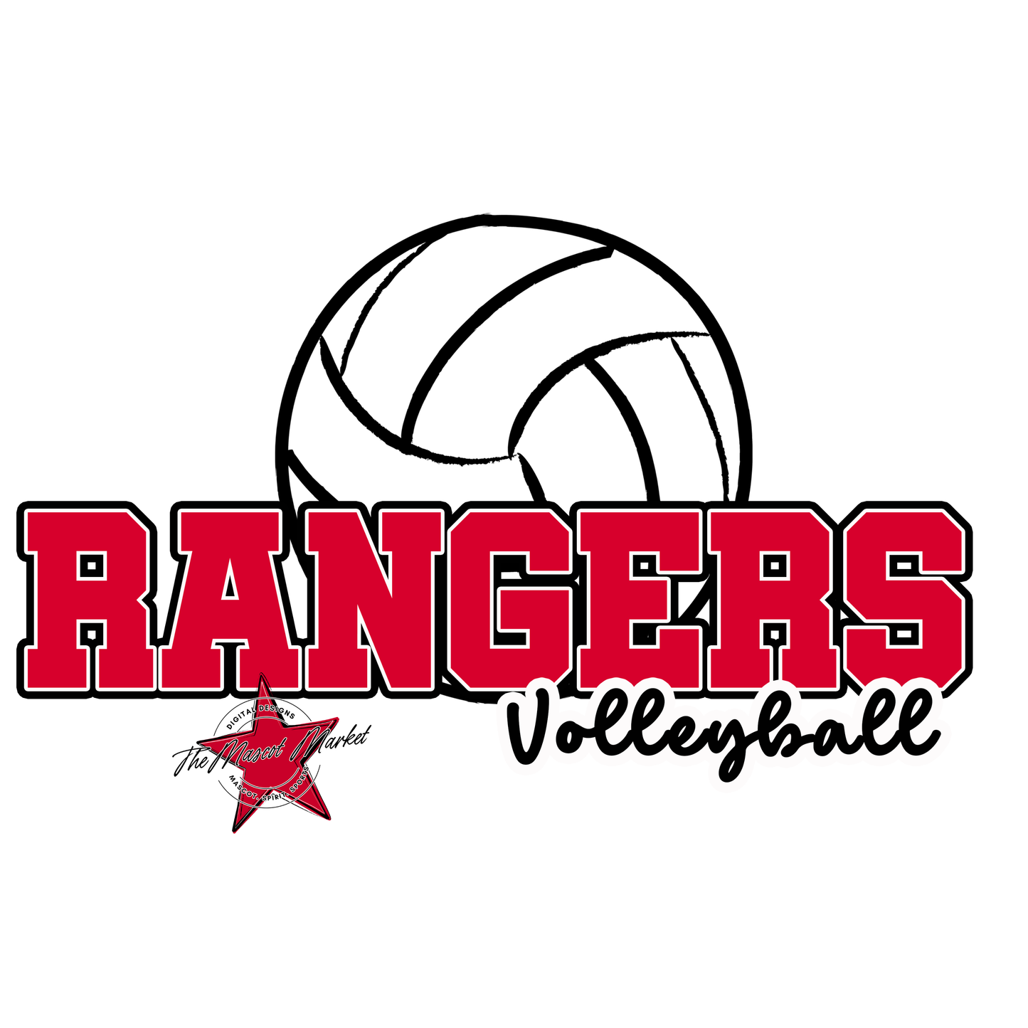 Rangers Varsity Volleyball-Red
