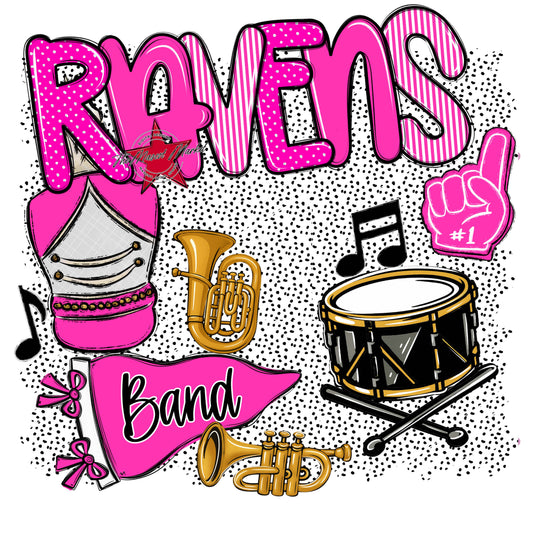 Ravens Band Spirit-Pink