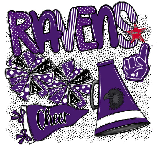 Ravens Cheer Spirit-Purple