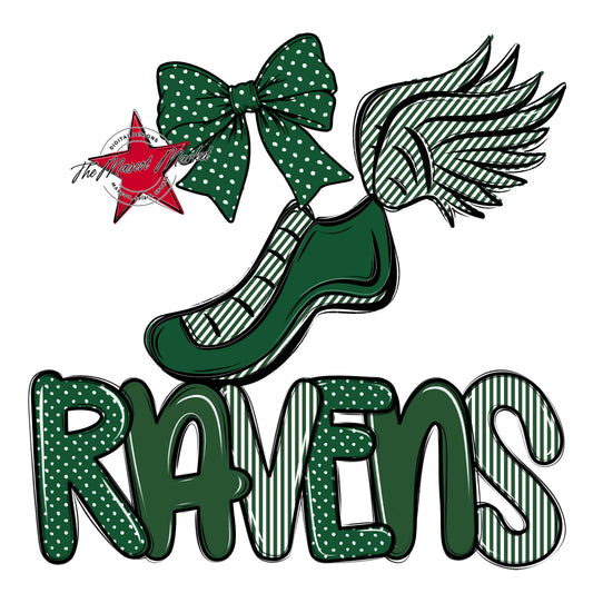 Ravens Track Spirit Design-Green