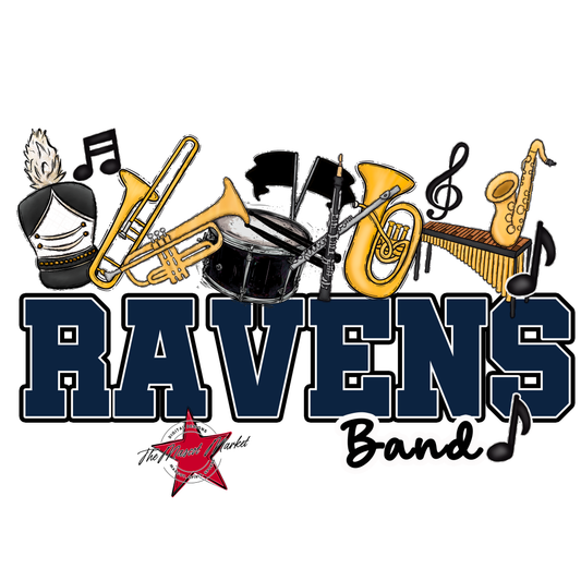 Ravens Varsity Band-Navy