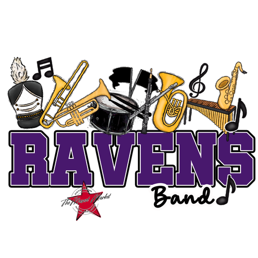 Ravens Varsity Band-Purple