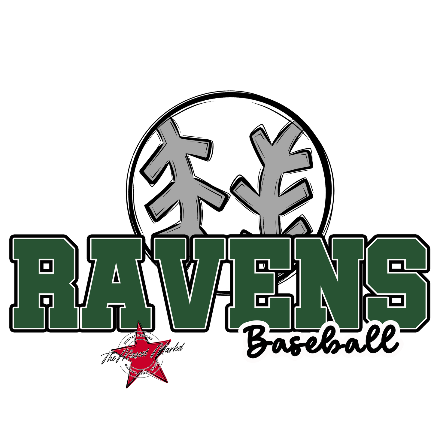 Ravens Varsity Baseball-Green