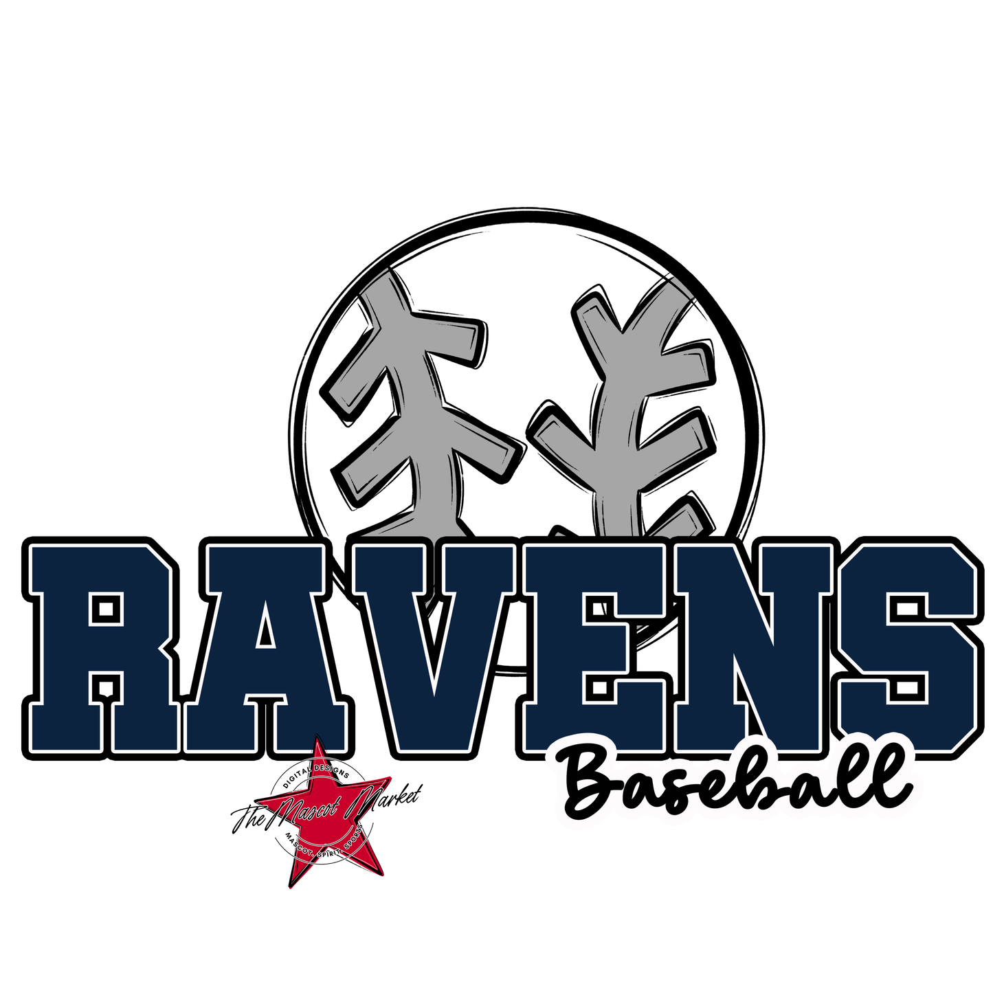 Ravens Varsity Baseball-Navy